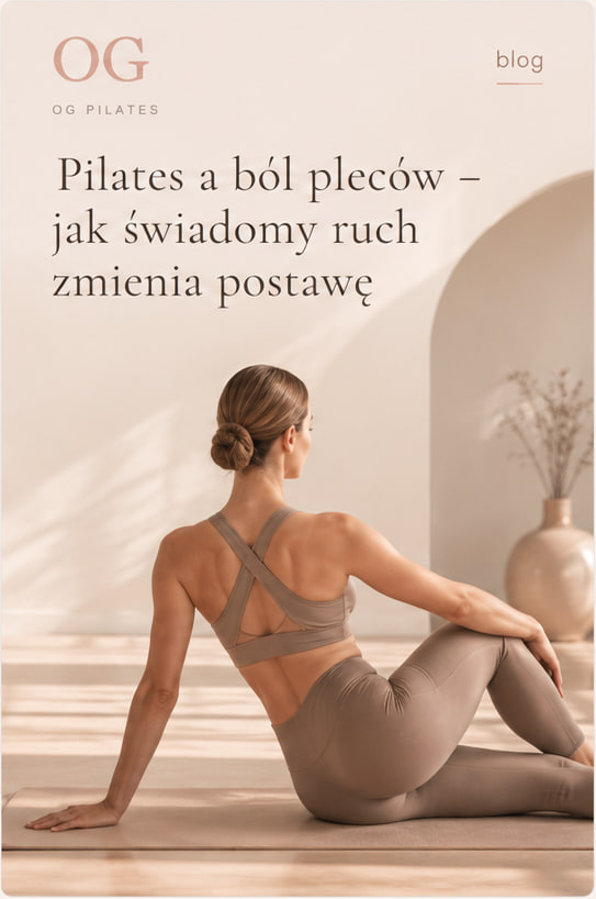 Skręt tułowia na macie podczas pracy nad postawą